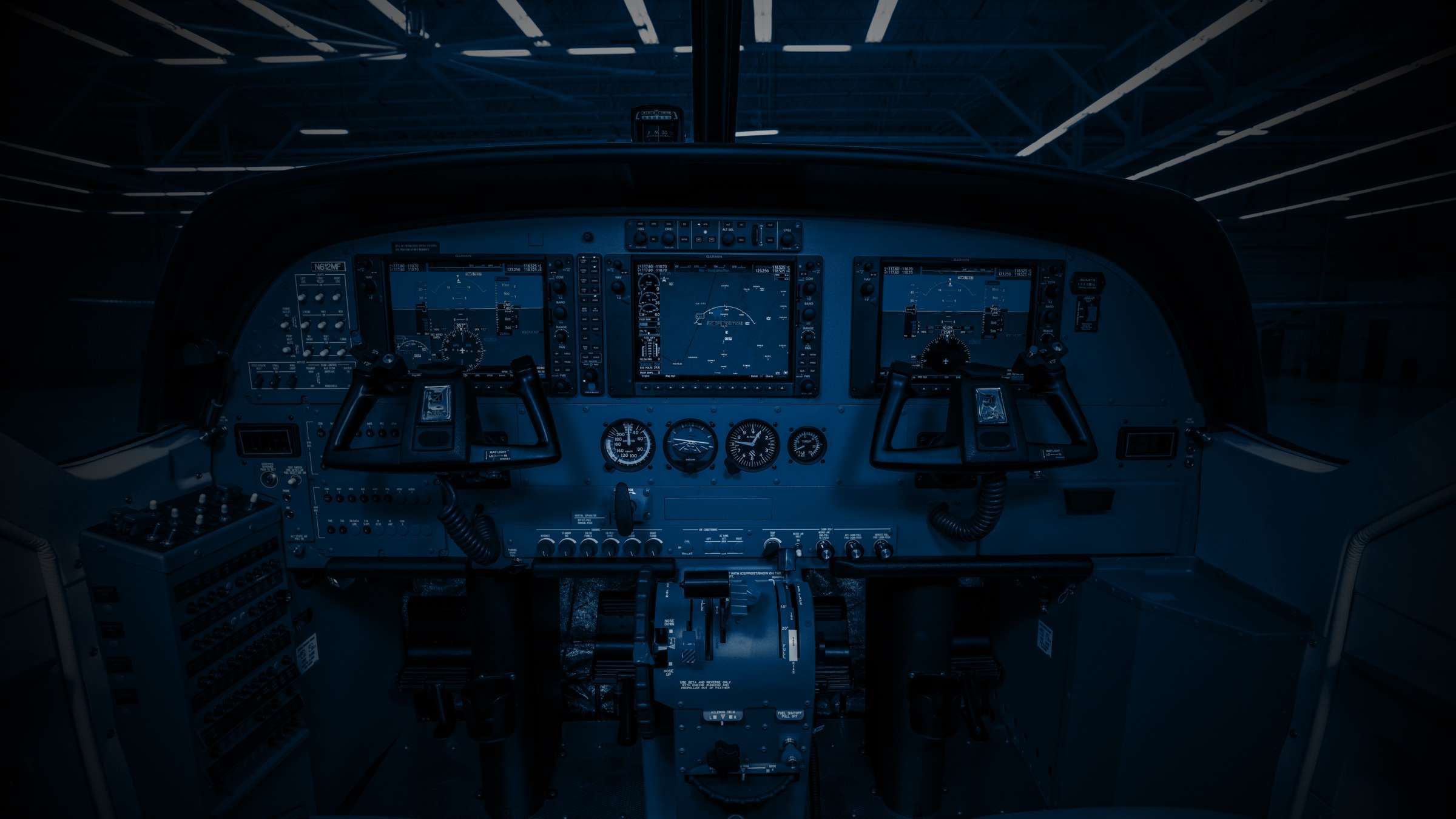 View from inside an MAF cockpit